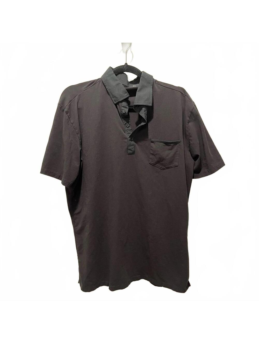 Black short sleeve polo, men’s size XL